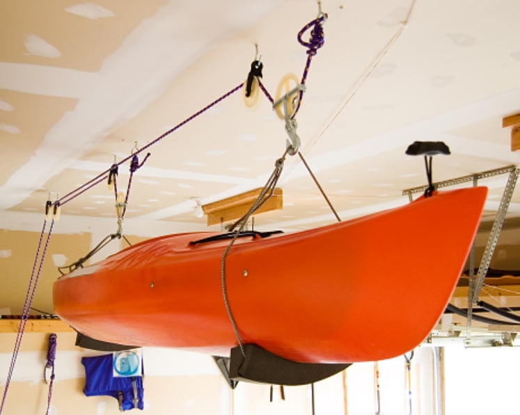 Kayak Ceiling Storage