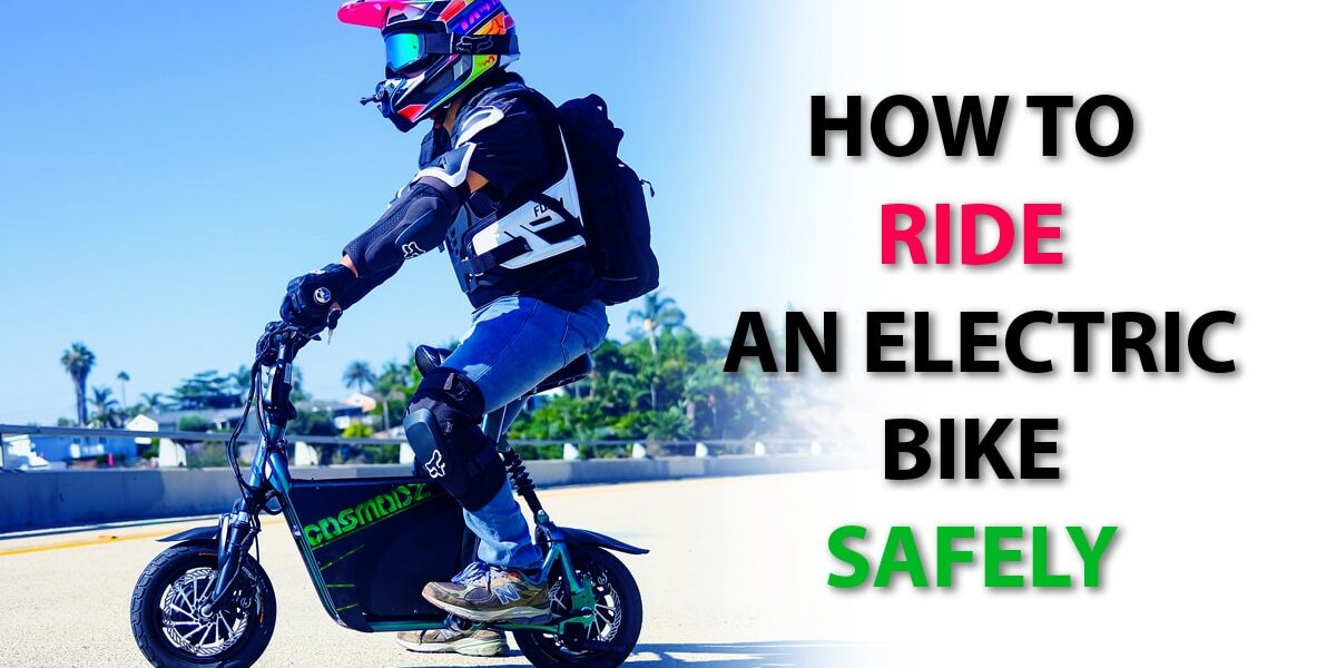 How To Ride An Electric Bike Safely | Tips You Should Know ...